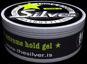 Silver hairstyling gel
