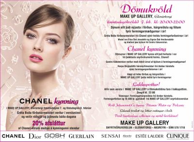 Chanel kynning og dmukvld Make Up Gallery